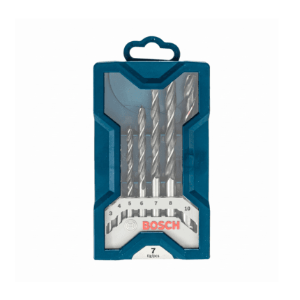 Mini Conjunto X Line com 7 brocas para madeira Bosch