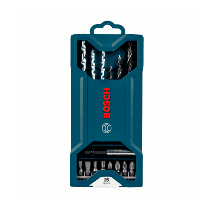 Mini Conjunto X Line 15 pcs AZUL Bosch