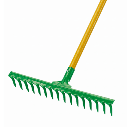 FJ-1114 Ancinho com cabo 16 dentes TRAPP
