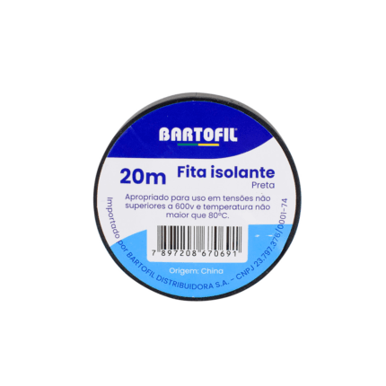 Fita isolante pta 20m bartofil