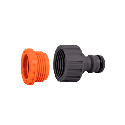 Adaptador em Plástico com Rosca de 3/4 e Bucha de Redução de 1/2, para Jardim Tramontina