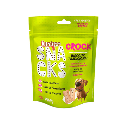Quatree snacks crock tradicional 400g