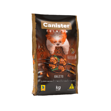 Canister cao galeto rpm 10,1kg Snowdog Adultos e pequeno porte