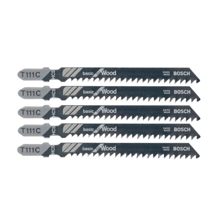 Lâminas de Serra Tico-Tico para Madeira 74mm 5 Peças T111C Bosch