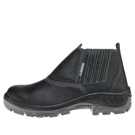 95B19-BP, 42 bota c/ elástico bico plastico couro relax preto 2a 15/17 vertentes plus