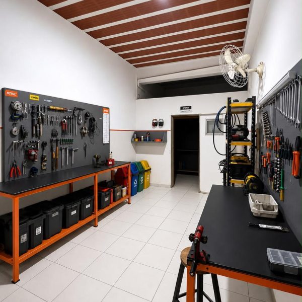 Oficina STIHL em Ipatinga com assistência técnica autorizada, Mecânico Ouro, peças originais, manutenção preventiva, diagnósticos e reparos especializados.